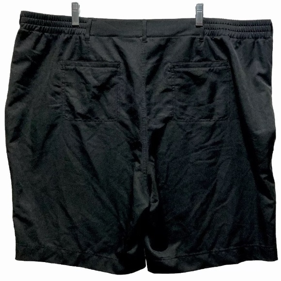 EUC 32 Degrees Plus Size 20 Bermuda Shorts Black Zipper Slash Pockets! 11028 - Picture 2 of 6